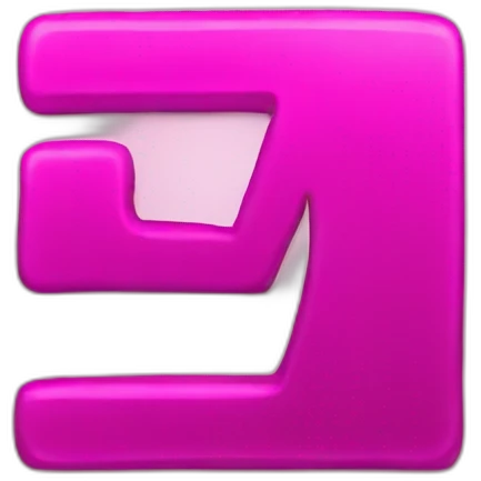 magenta text that says 7cm emoji