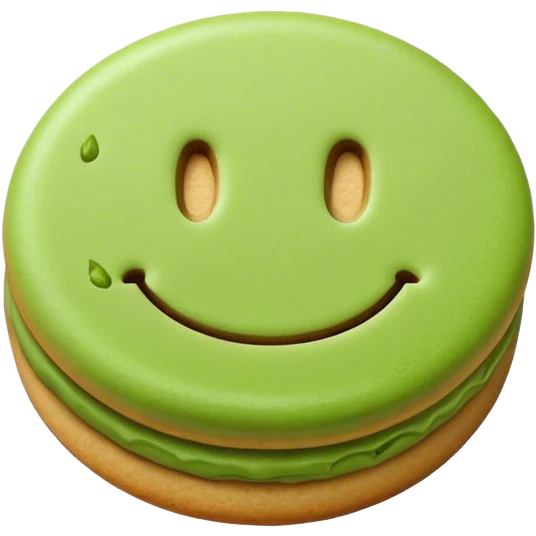 Matcha cookie emoji