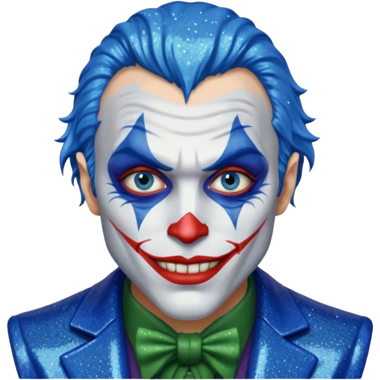 Glitter Blue coringa emoji