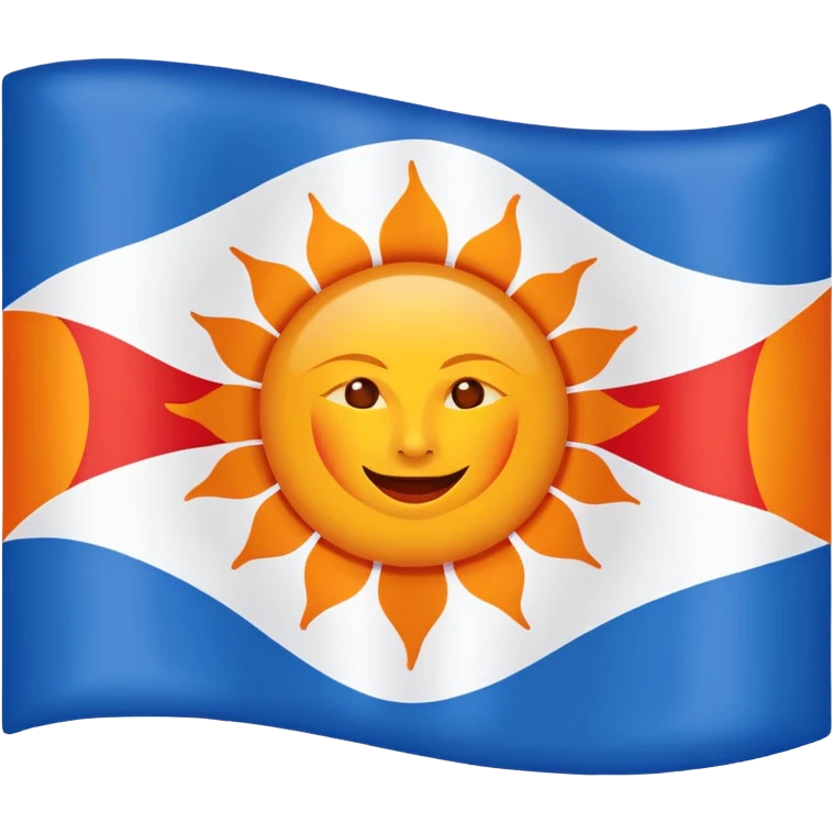 Drapeau Katangais emoji