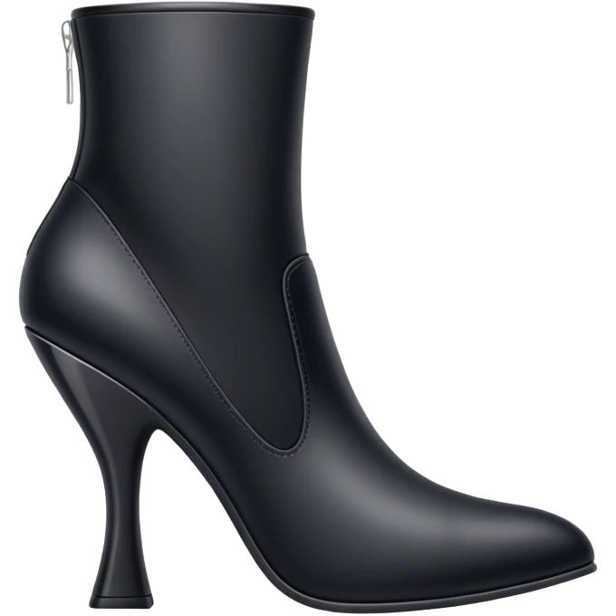 Black high heeled boot emoji