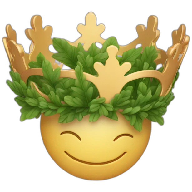 couronne de laurier emoji