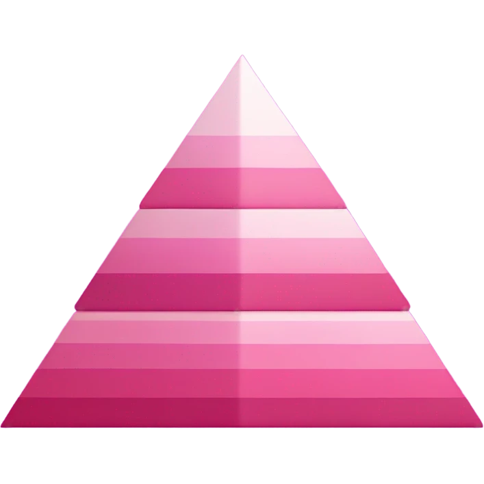 hierarchy pink emoji