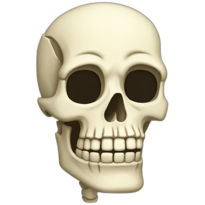 Papyrus the skeleton emoji