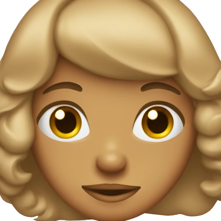 light brown bow emoji