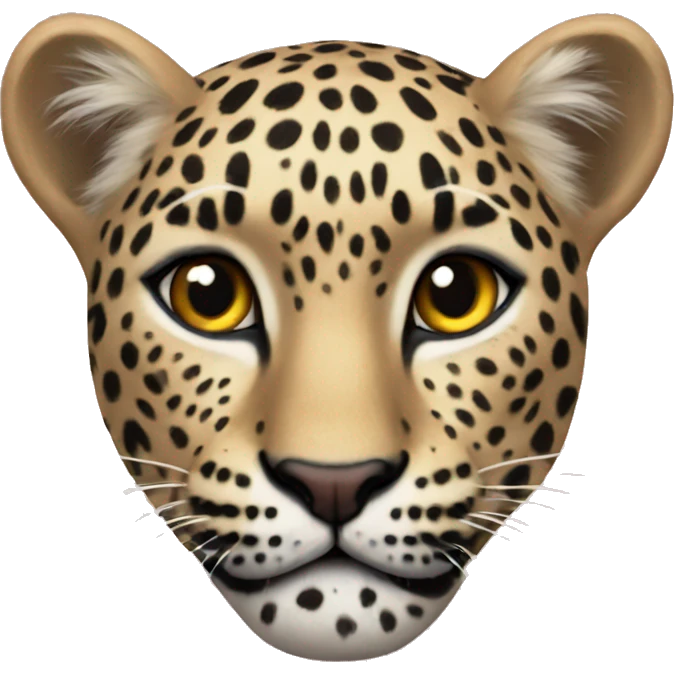 Coeur leopard emoji
