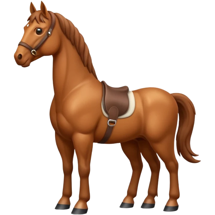 Horse in 3d style  emoji