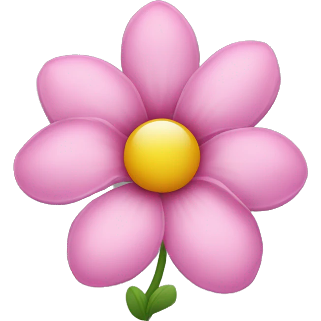 pink flower emoji