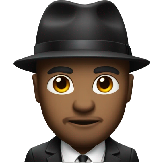 mafia member in memoji style emoji