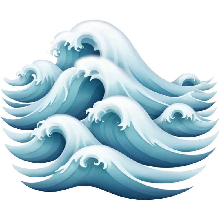 foggy waves emoji