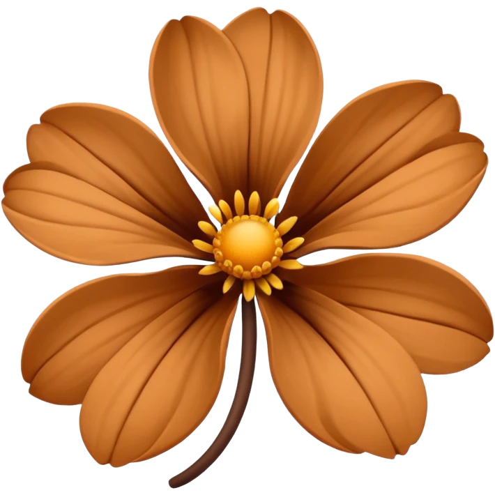 Flores marrones emoji