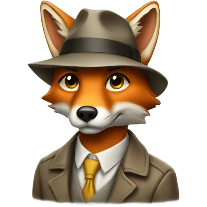 fox detective emoji