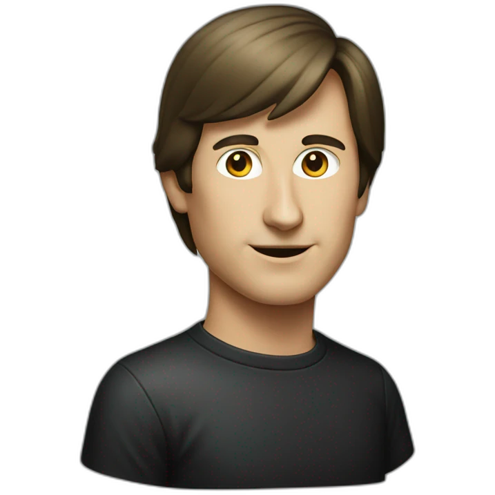 young Steve jobs emoji