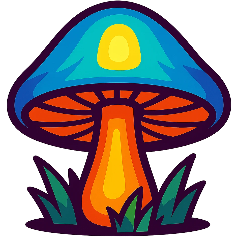 glowing mushroom emoji