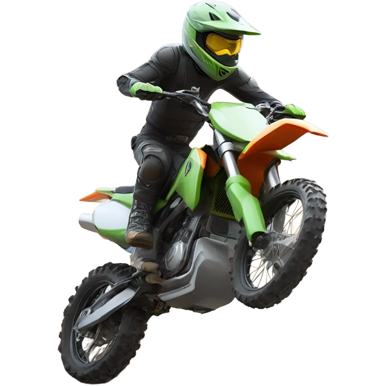 Dragon driving surron electric dirt bike emoji