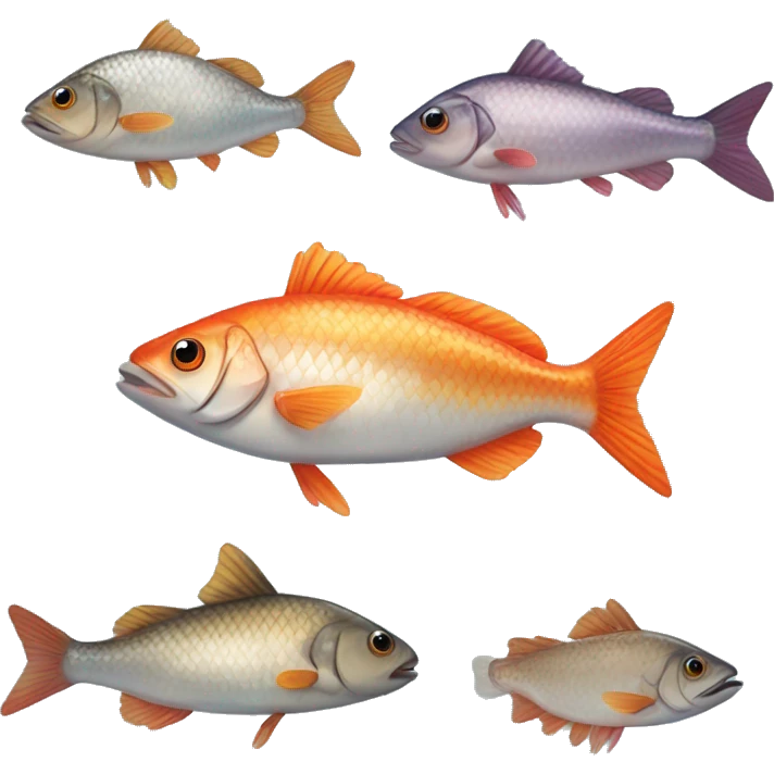 crea una carnada de peces emoji