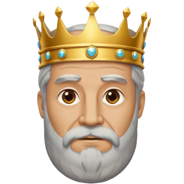 ancient greek king with grey beard emoji