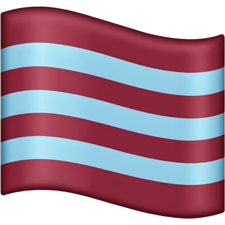 Austria flag with dark burgandy and light blue colour instead  emoji