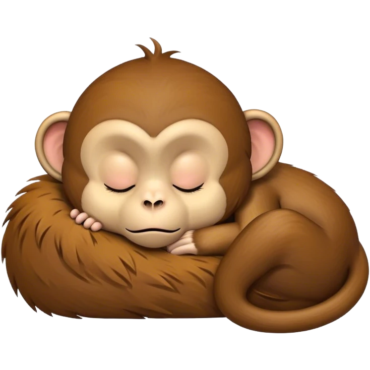 Monkey sleeping  emoji