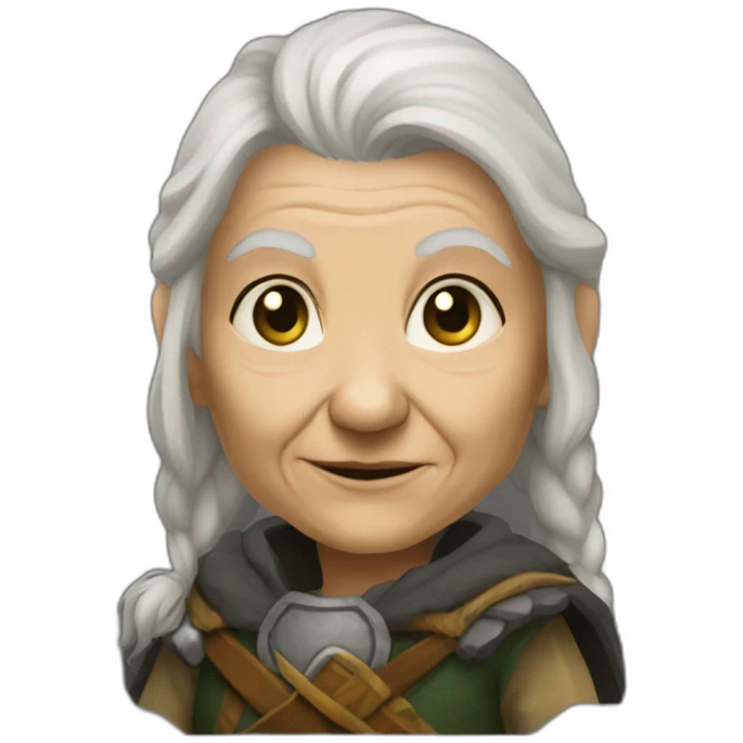 Old woman hill dwarf cleric faction agent emoji
