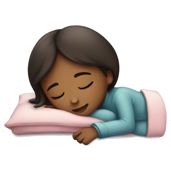 Sleep girl emoji