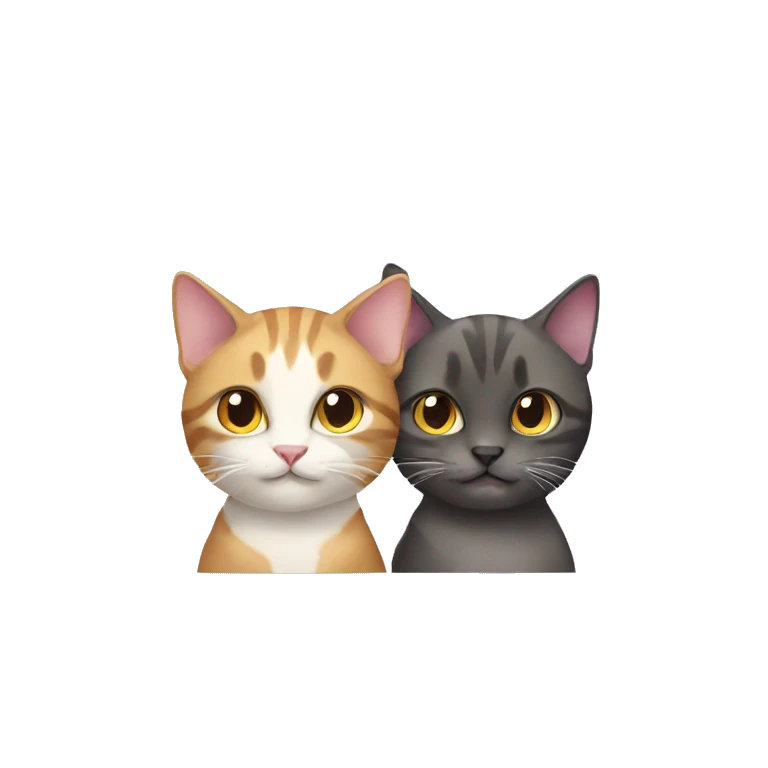 two cats emoji