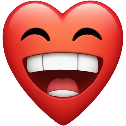 red heart laughing crying emoji