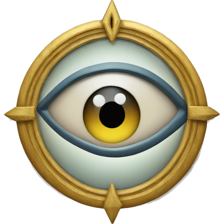 All seeing eye emoji