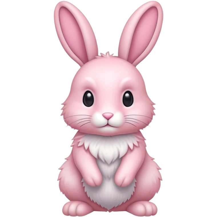 pastel pink hare  emoji