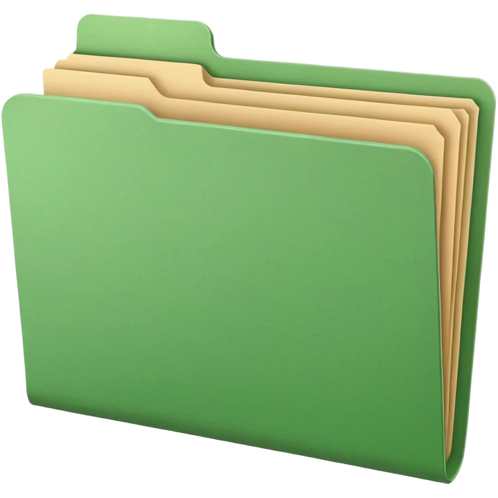 folder gren dokument emoji