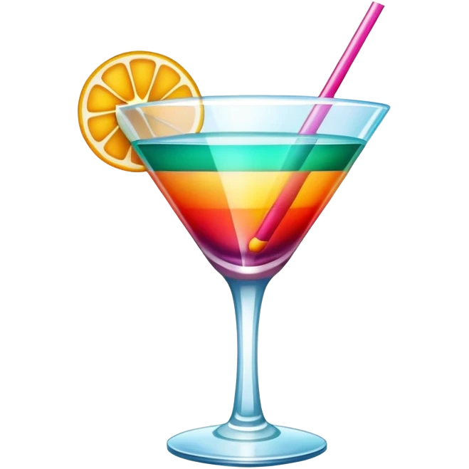 Very pretty cocktail emoji