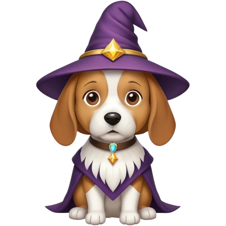 beagle wizard emoji