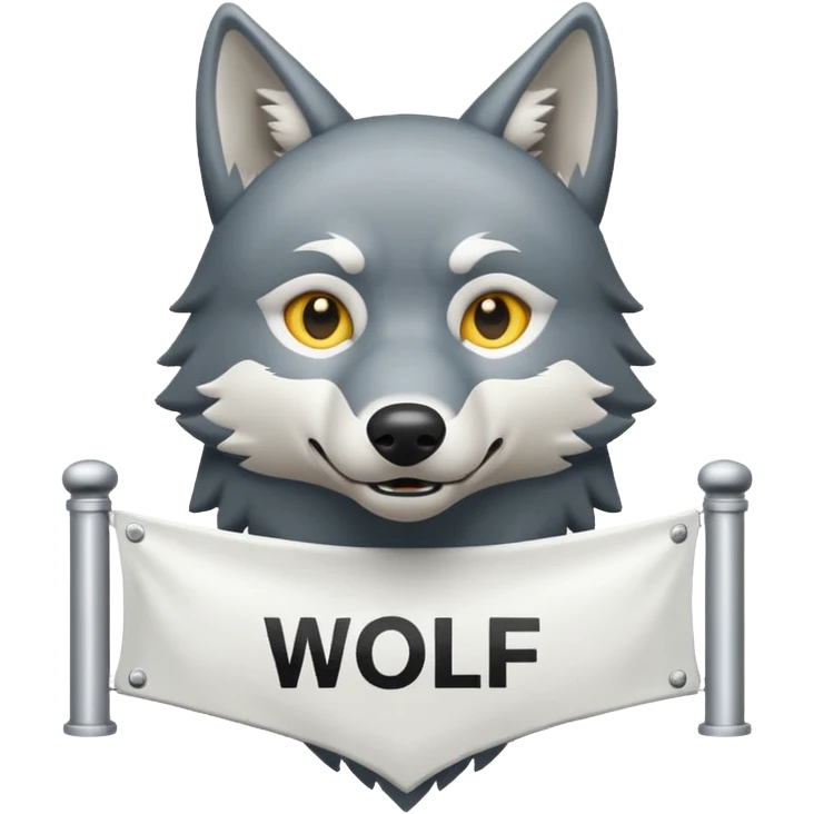 Banner that says #Wolf99 emoji