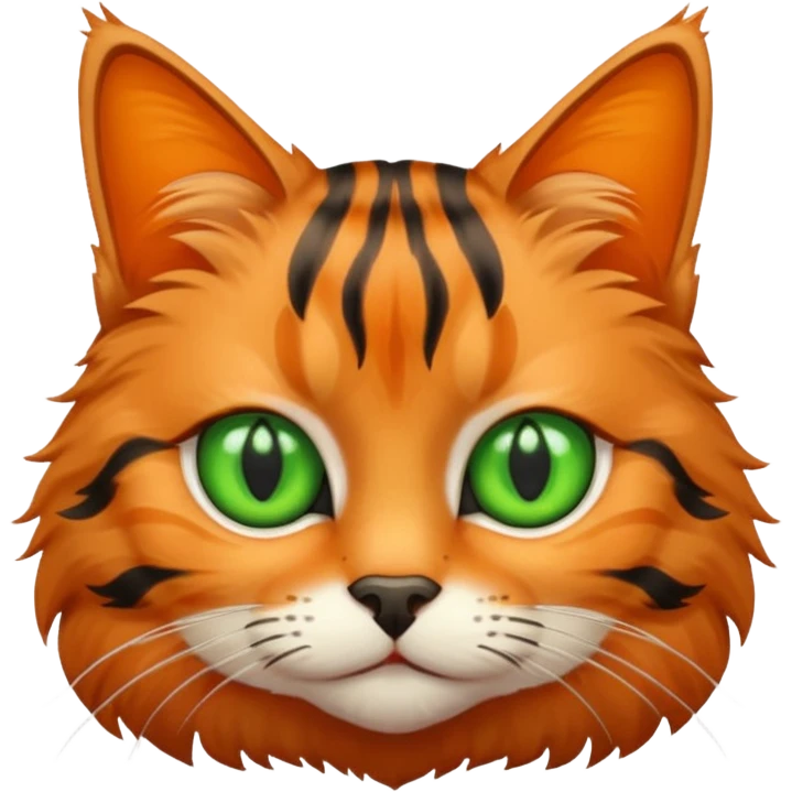 A tabby cat emoji