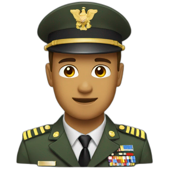 Army officer emoji