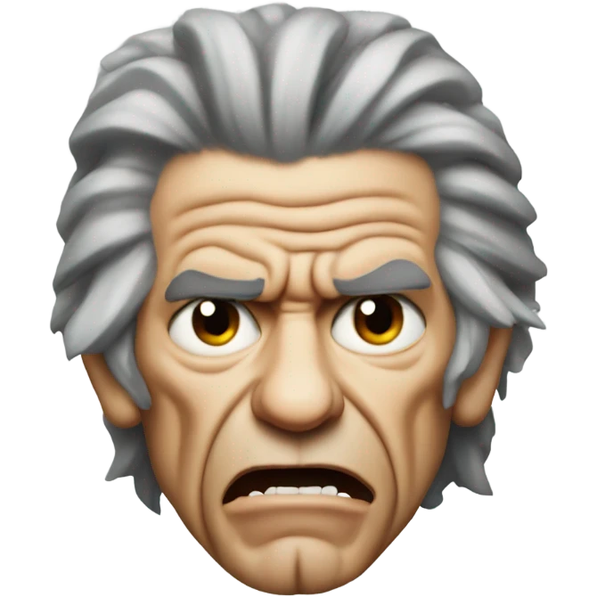 Keith Richards very angry emoji