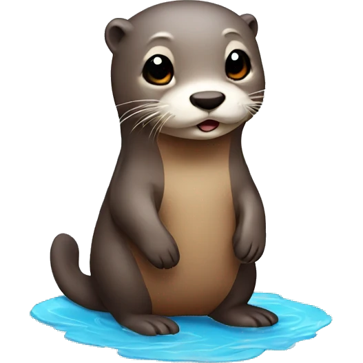 Otter cute emoji