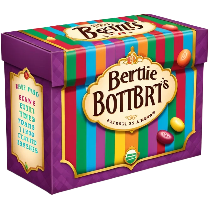 Bertie bott’s every flavour beans box emoji