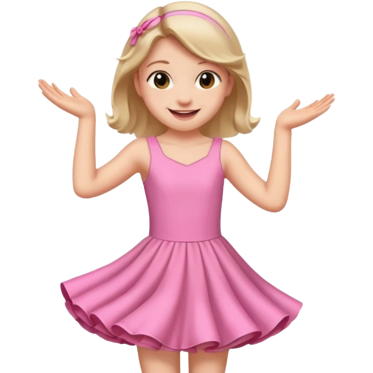 My granddaughter dances  emoji