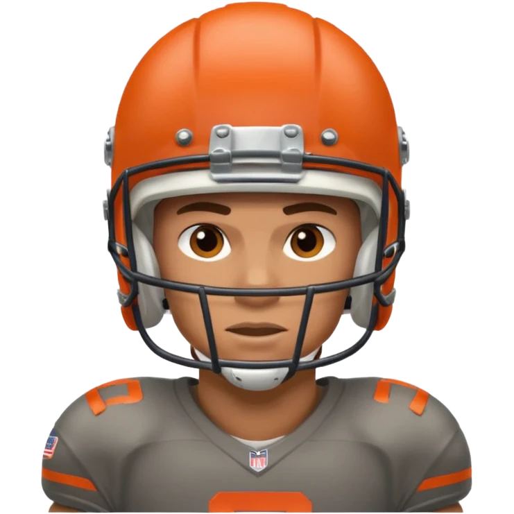 American Football player straight arm emoji