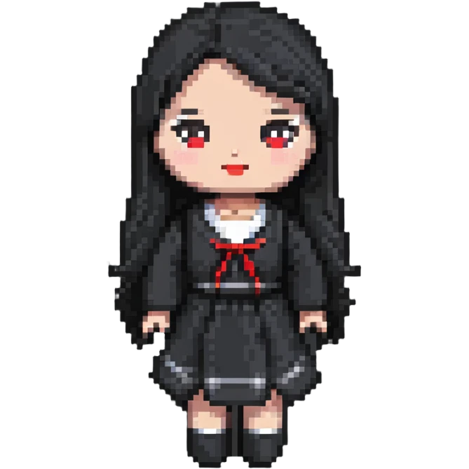 Asian woman doll emoji
