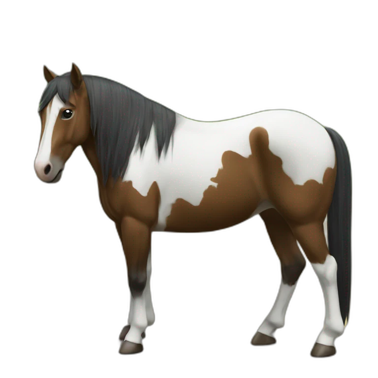 Cheval sur fourmi emoji