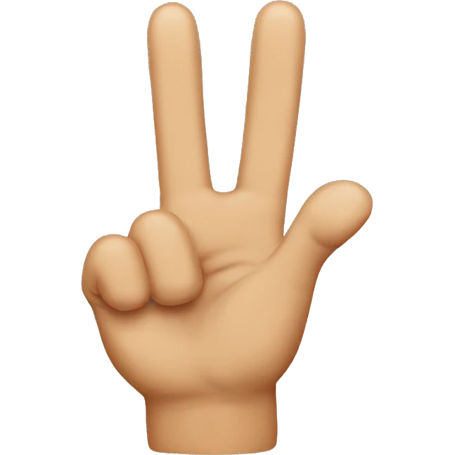 keep your fingers crossed emoji