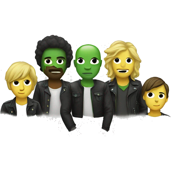 band with greenapp emoji