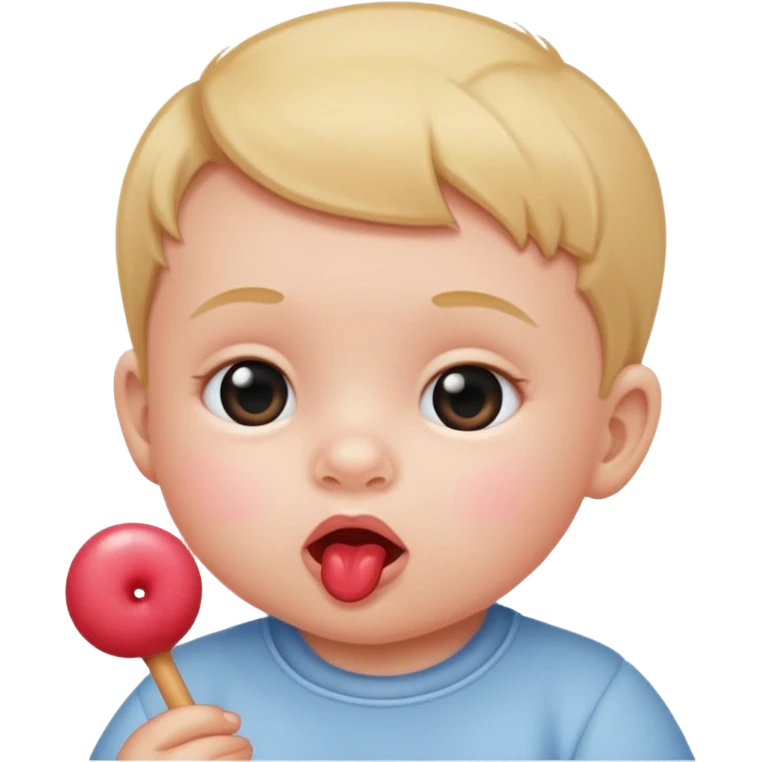 baby with sucker emoji