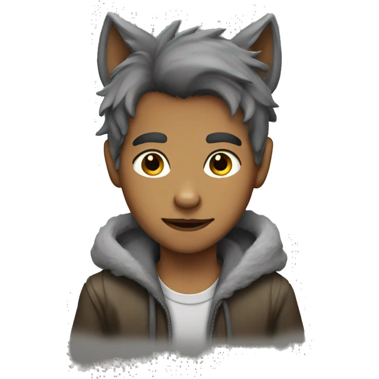 Wolf boy  emoji