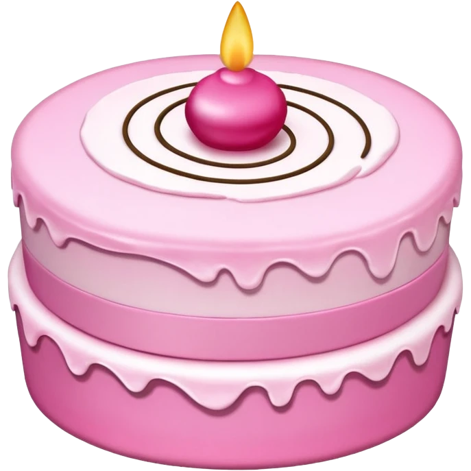 Cake pink emoji