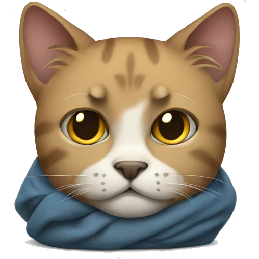 homeless sad cat emoji