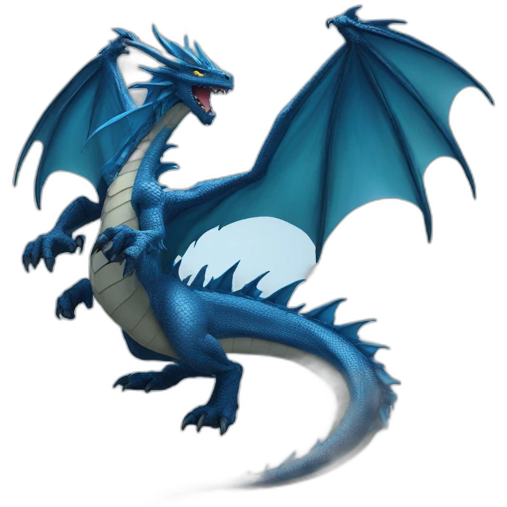Blue eyes ultimate dragon emoji