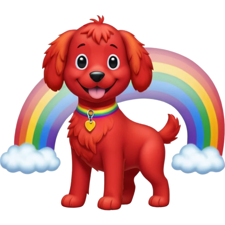 rainbow clifford emoji